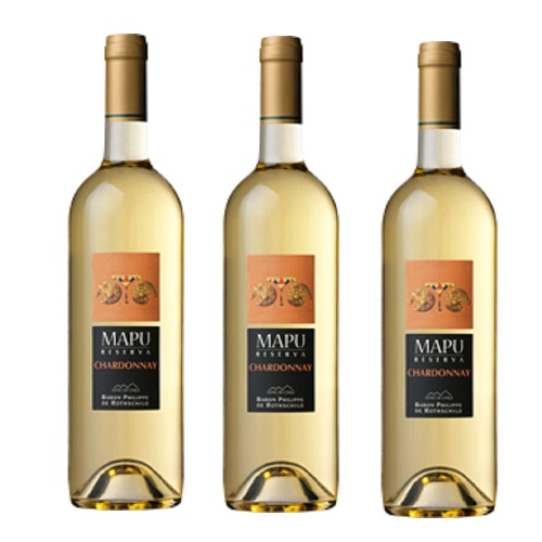 Rượu vang trắng BPR Mapu Reserva Chardonnay75cl
